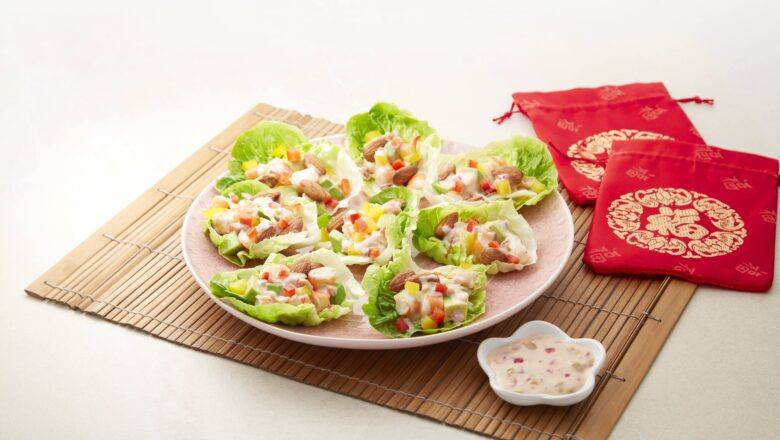 Three Treasures Lettuce Cups