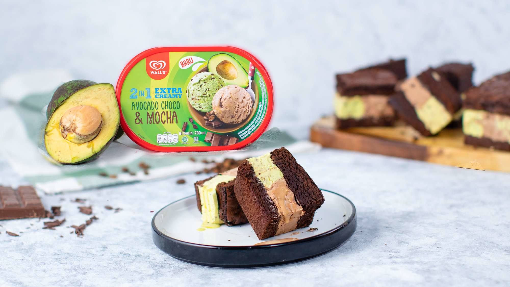 Resep Avocado Mocha Ice Cream Sandwich - MAHI