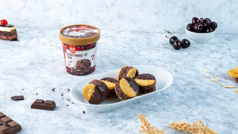 Resep Black Forest Ice Cream Sandwich - MAHI