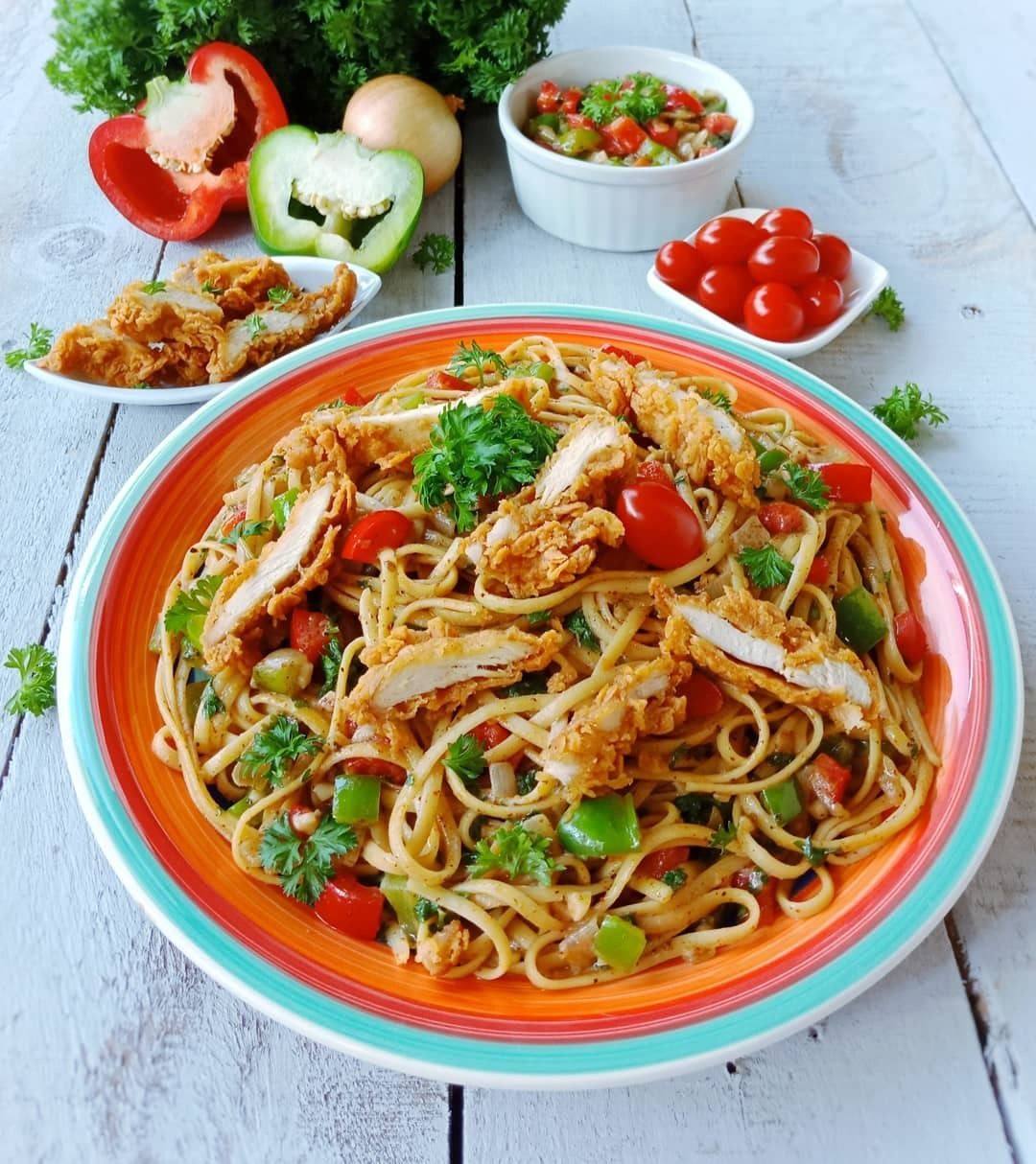 Resep Fettuccine Ayam Goreng - MAHI