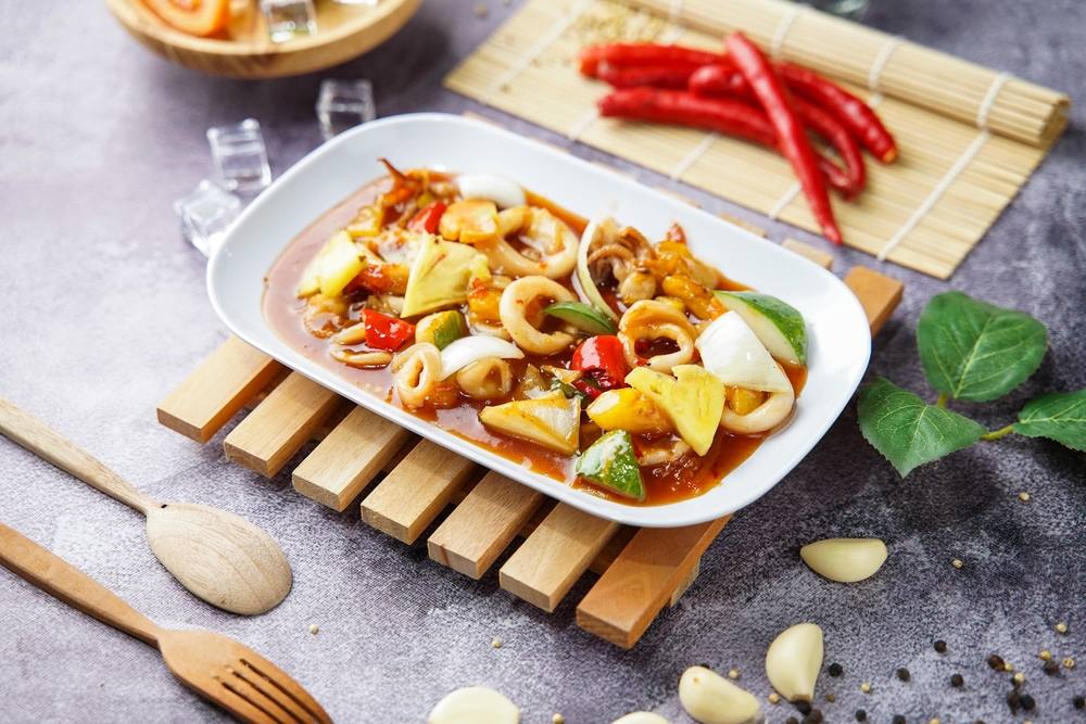 Resep Cumi Asam Manis a la Restoran Seafood - MAHI