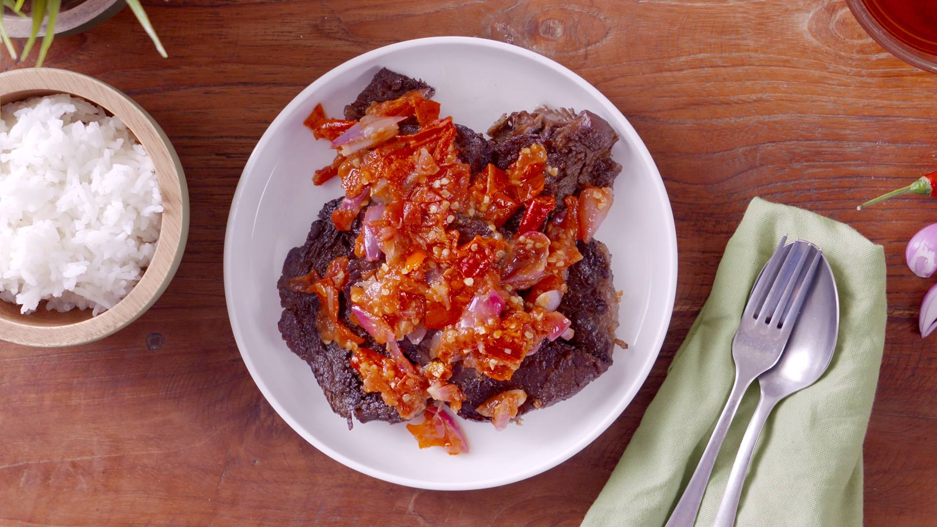 Resep Dendeng Balado Basah Asli Padang yang Empuk - MAHI