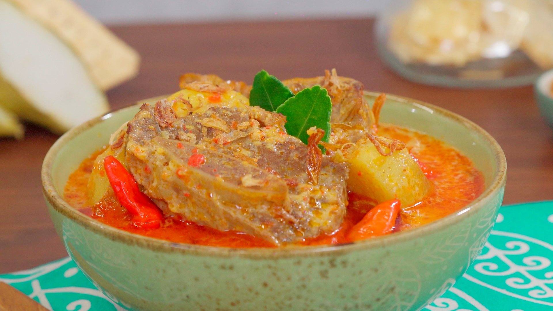 Resep Gulai Iga Sapi Kuah Merah - MAHI