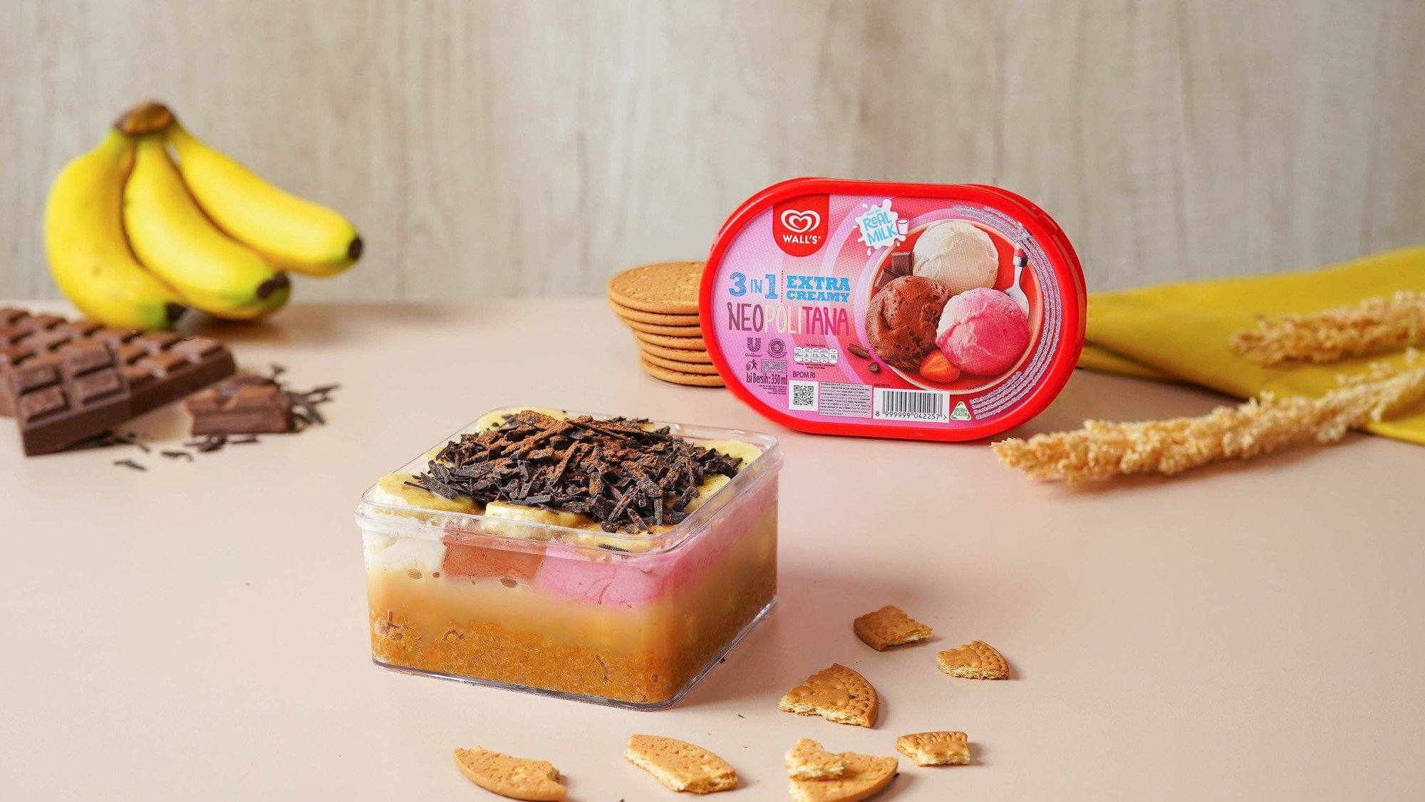 Resep Banoffee Ice Cream dalam Dessert Box - MAHI