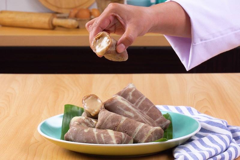 Resep Kue Dadar Gulung Isi Milk Tea - MAHI