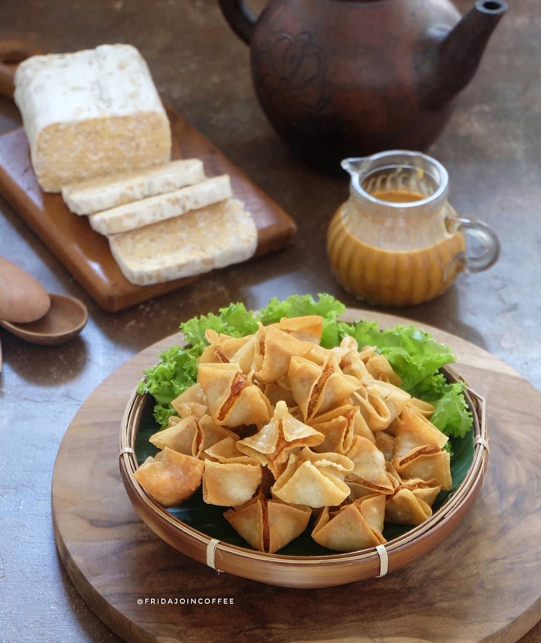 Resep Pangsit Tempe Sambal Kacang - MAHI