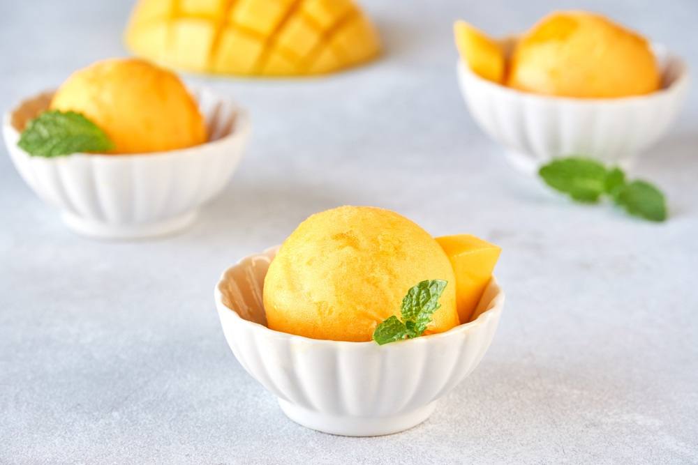Resep Sorbet Jeruk Mangga Tanpa Mesin Es Krim - MAHI