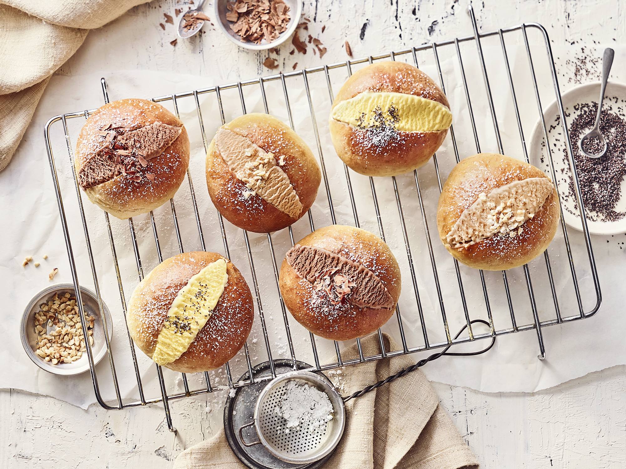 Cremissimo - Maritozzi-Brötchen mit Eis 25 min  recipe