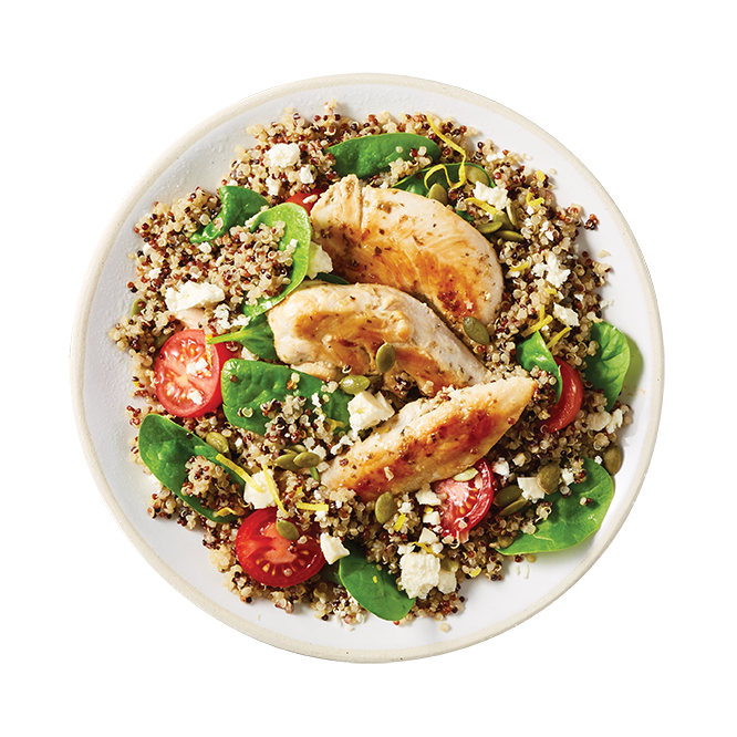 Herb & Garlic Chicken with Quinoa Salad