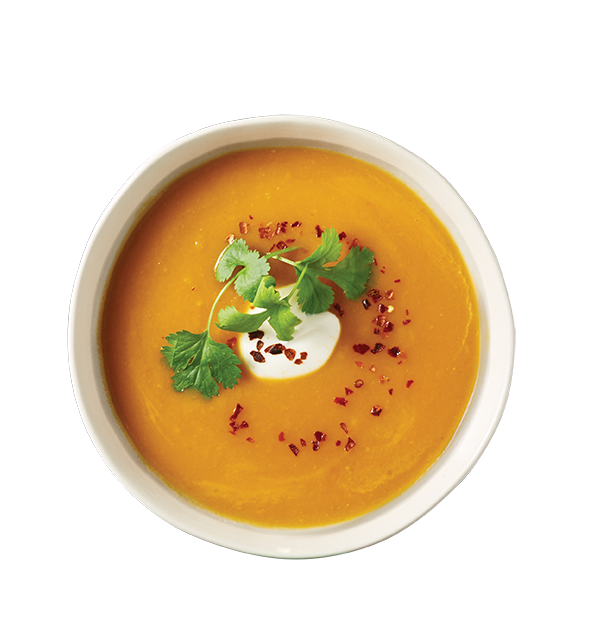 Roasted Pumpkin & Sweet Potato Soup