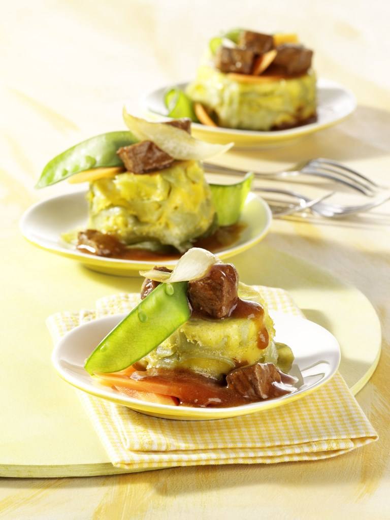 Gestürzter Nudelflan Rezept - Rezept & Bild