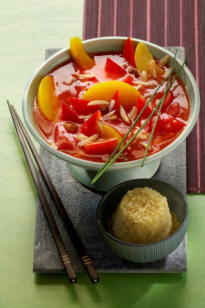 Curry mit Aprikosen und Paprika Rezept - Rezept & Bild