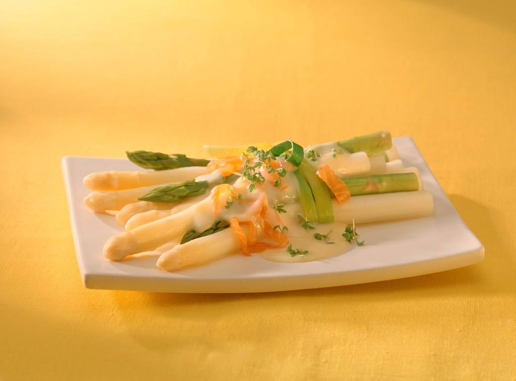 Spargel in Lachs-Kresse-Sauce Rezept - Rezept & Bild