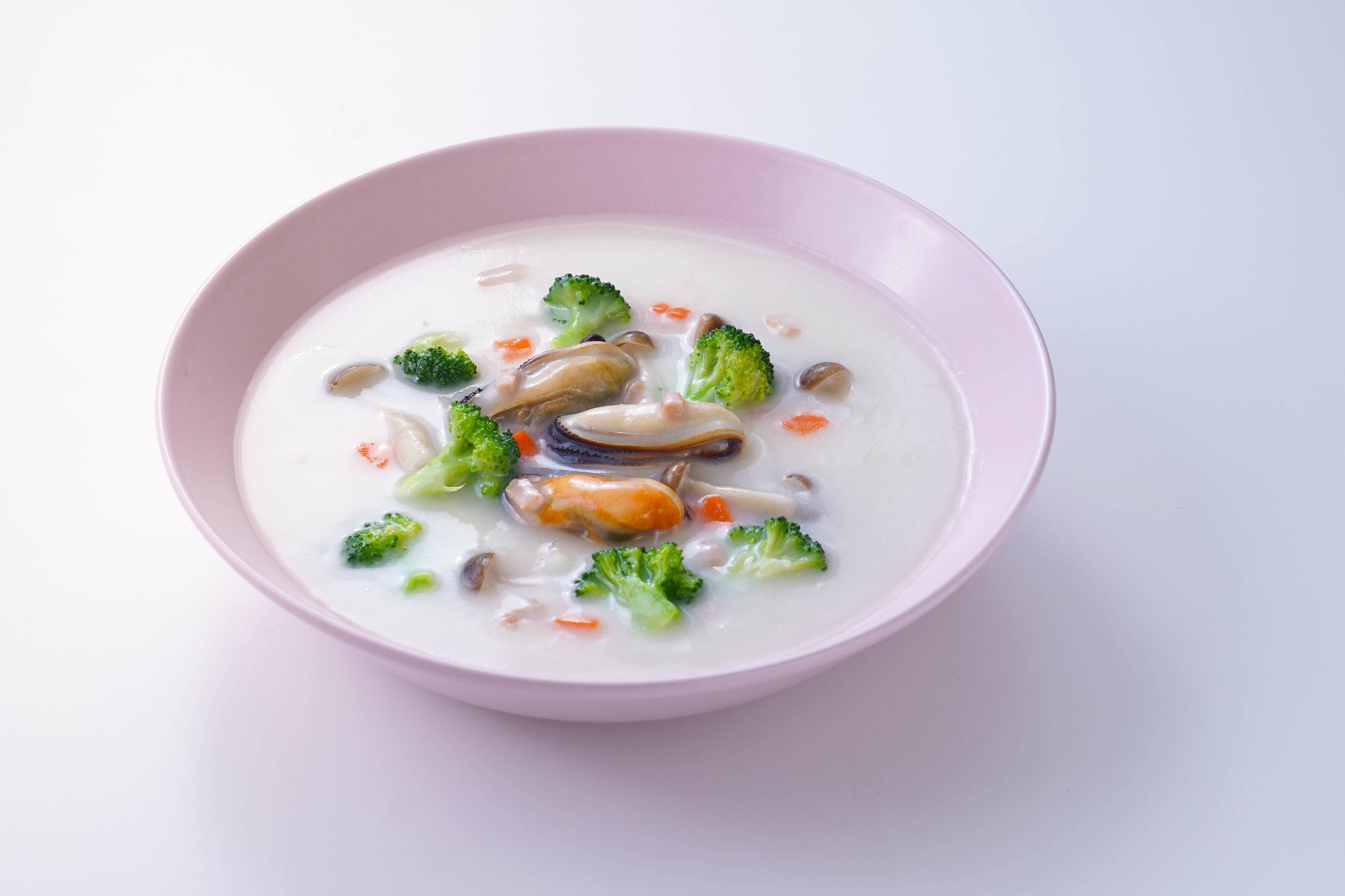 起司花椰淡菜湯