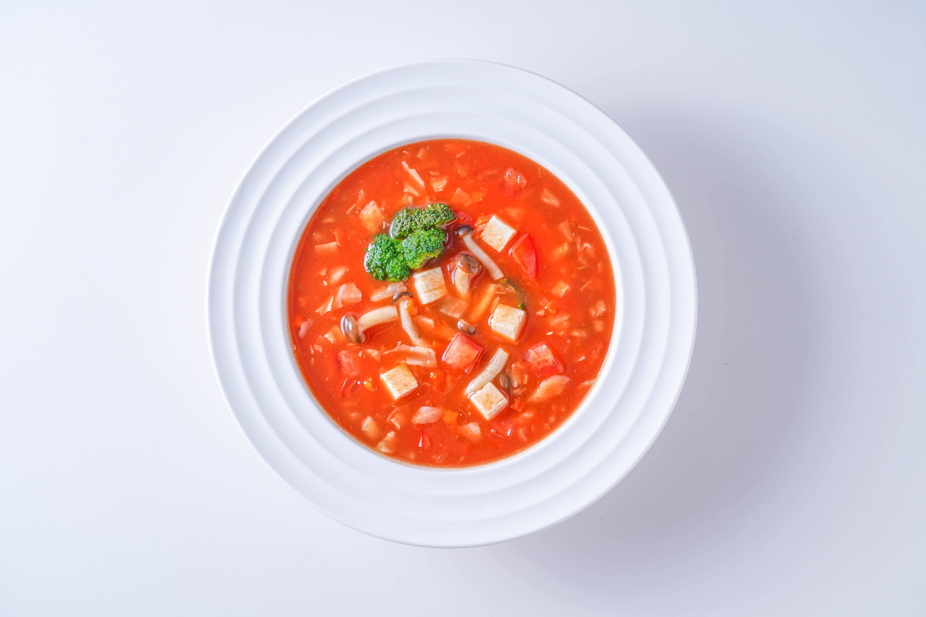 番茄蕈菇豆腐湯