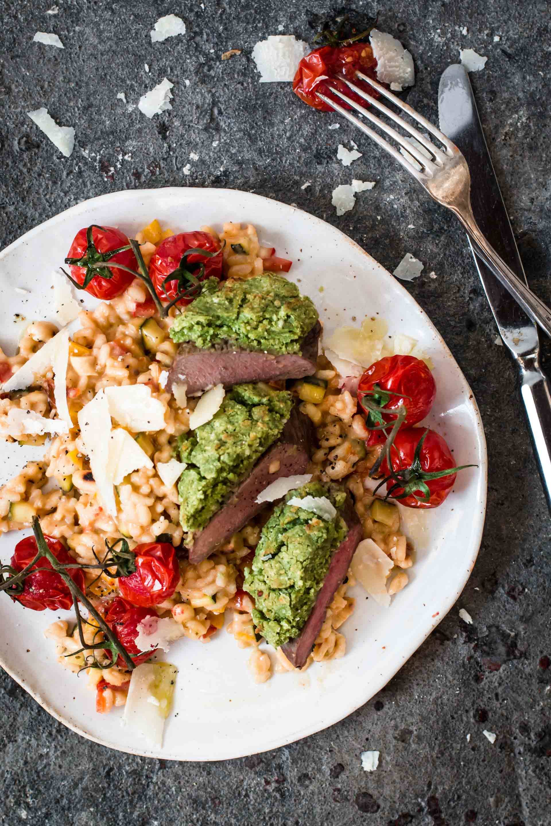 Lammrücken mit Kruste 65 Minutes  recipe