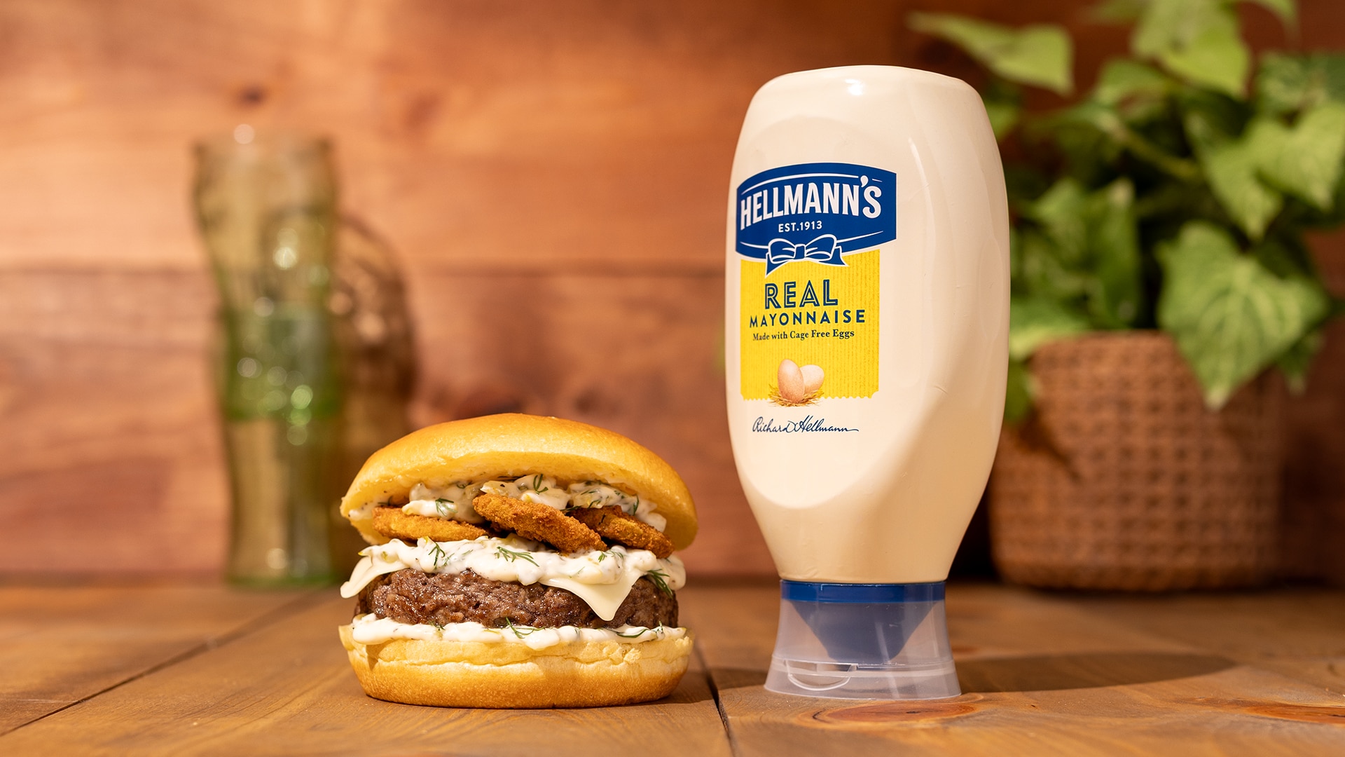 Jumbo State Fried Pickle Burger