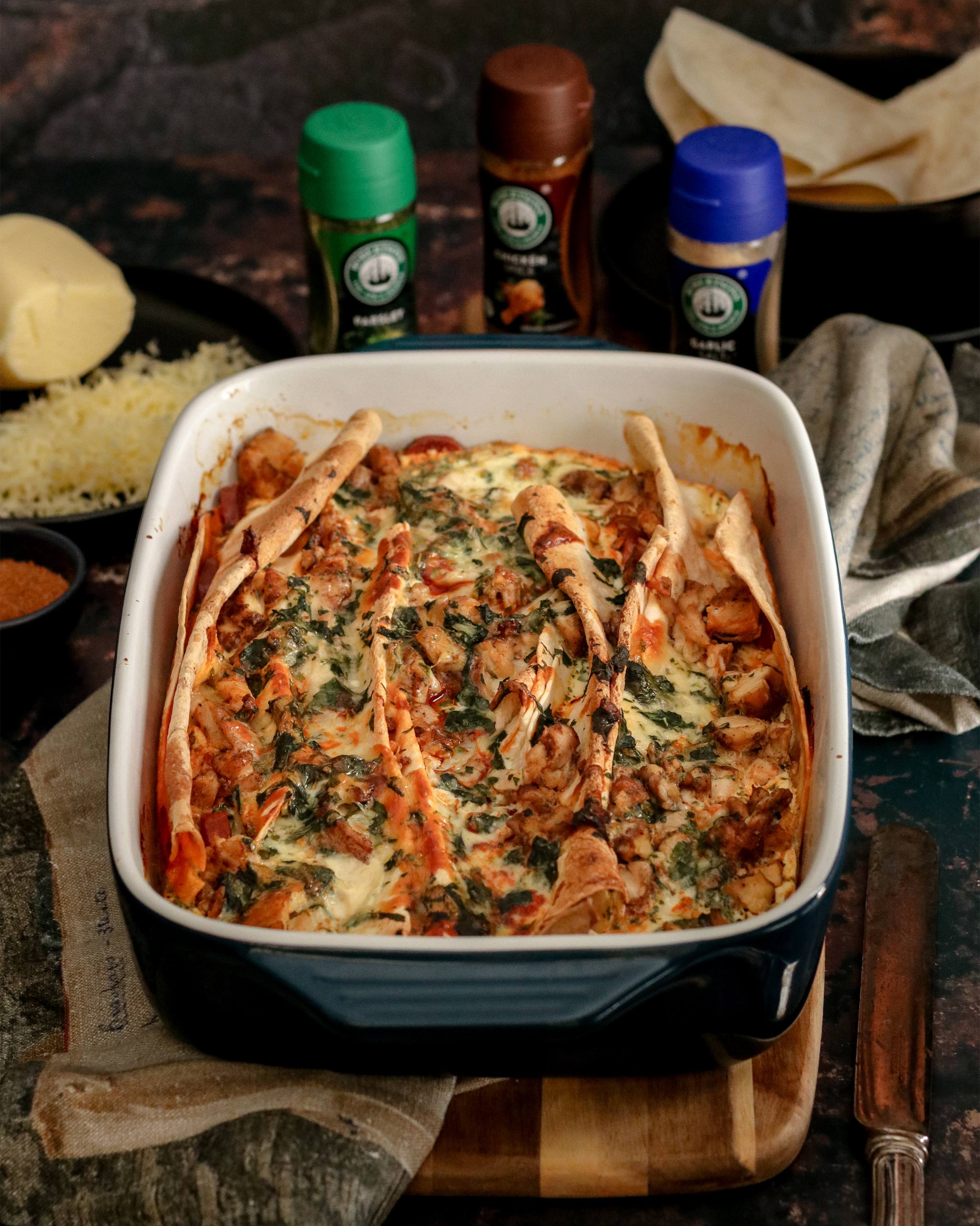 Chicken bake side product