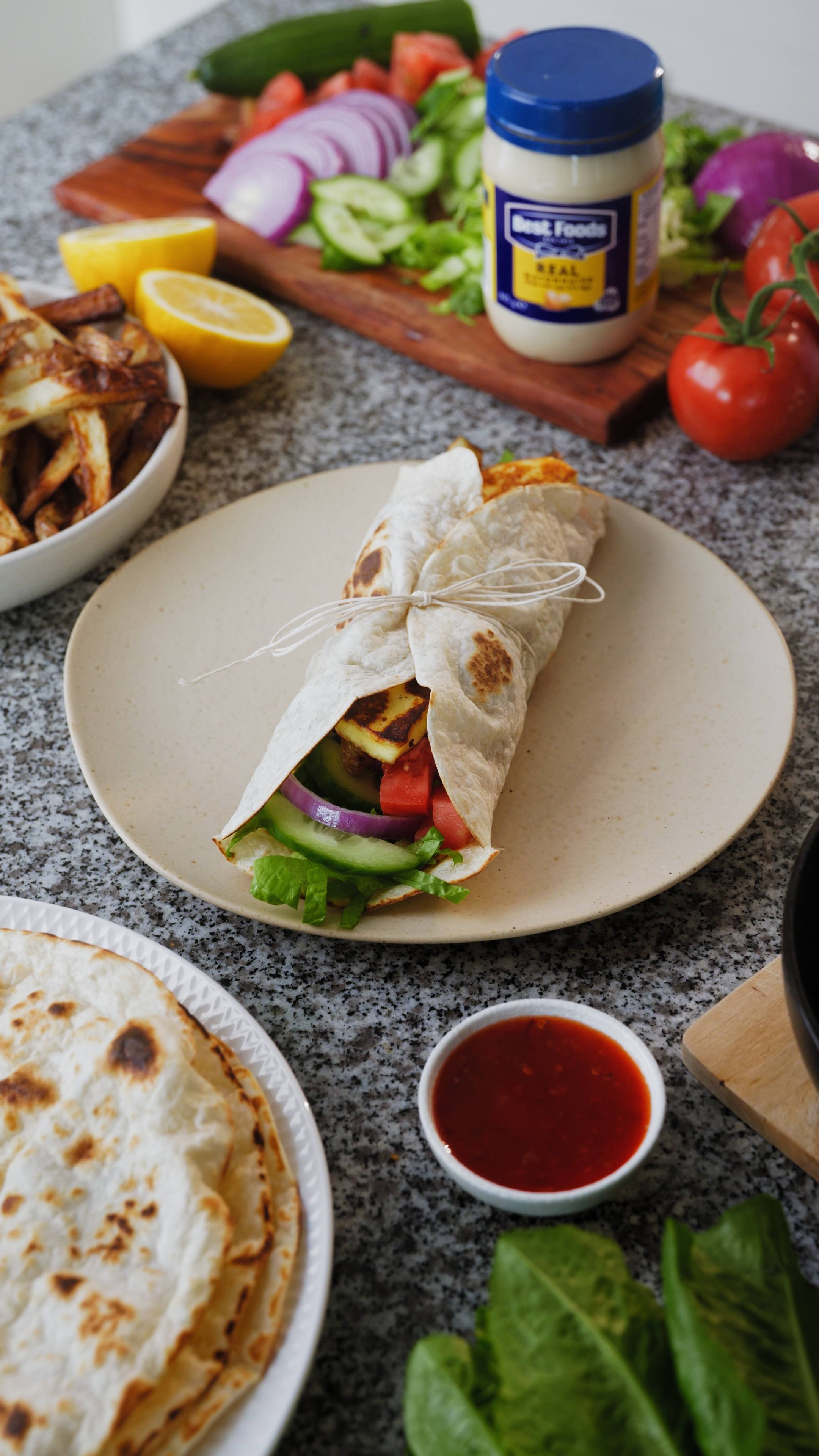 Halloumi Gyros