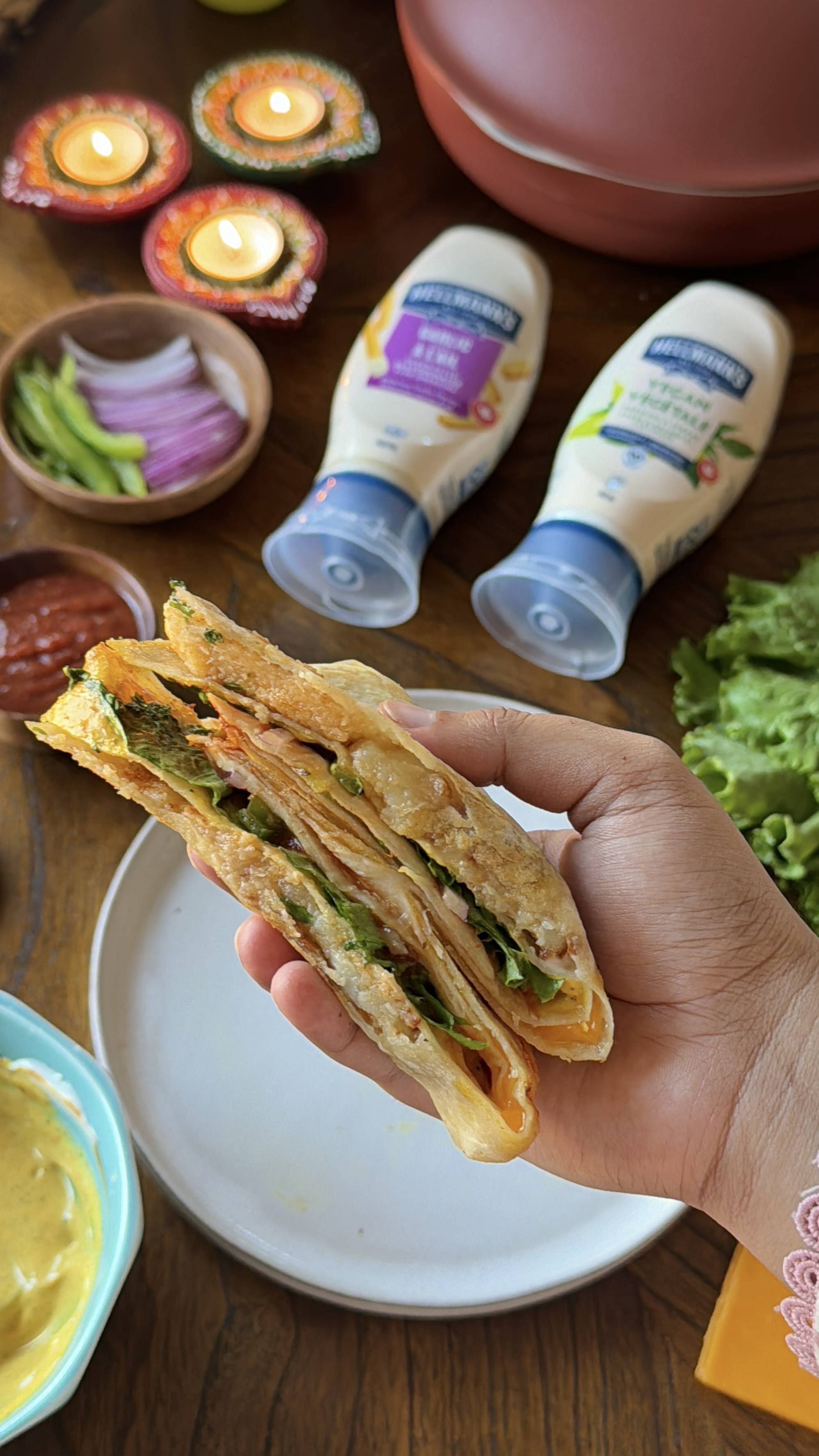 Ayesha Potato Patty Wrap