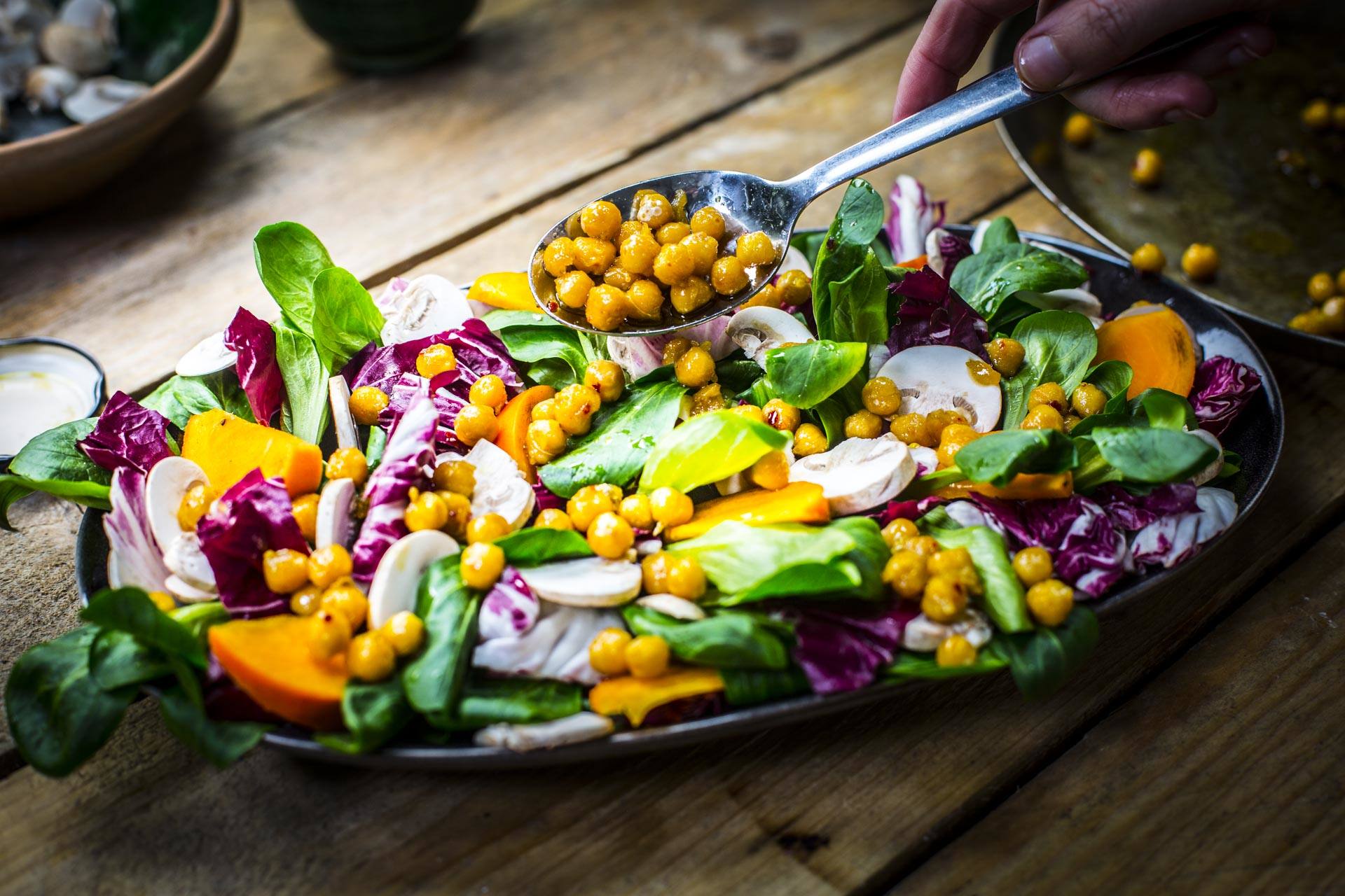 Wintersalat mit Kichererbsen 65 Minutes  recipe