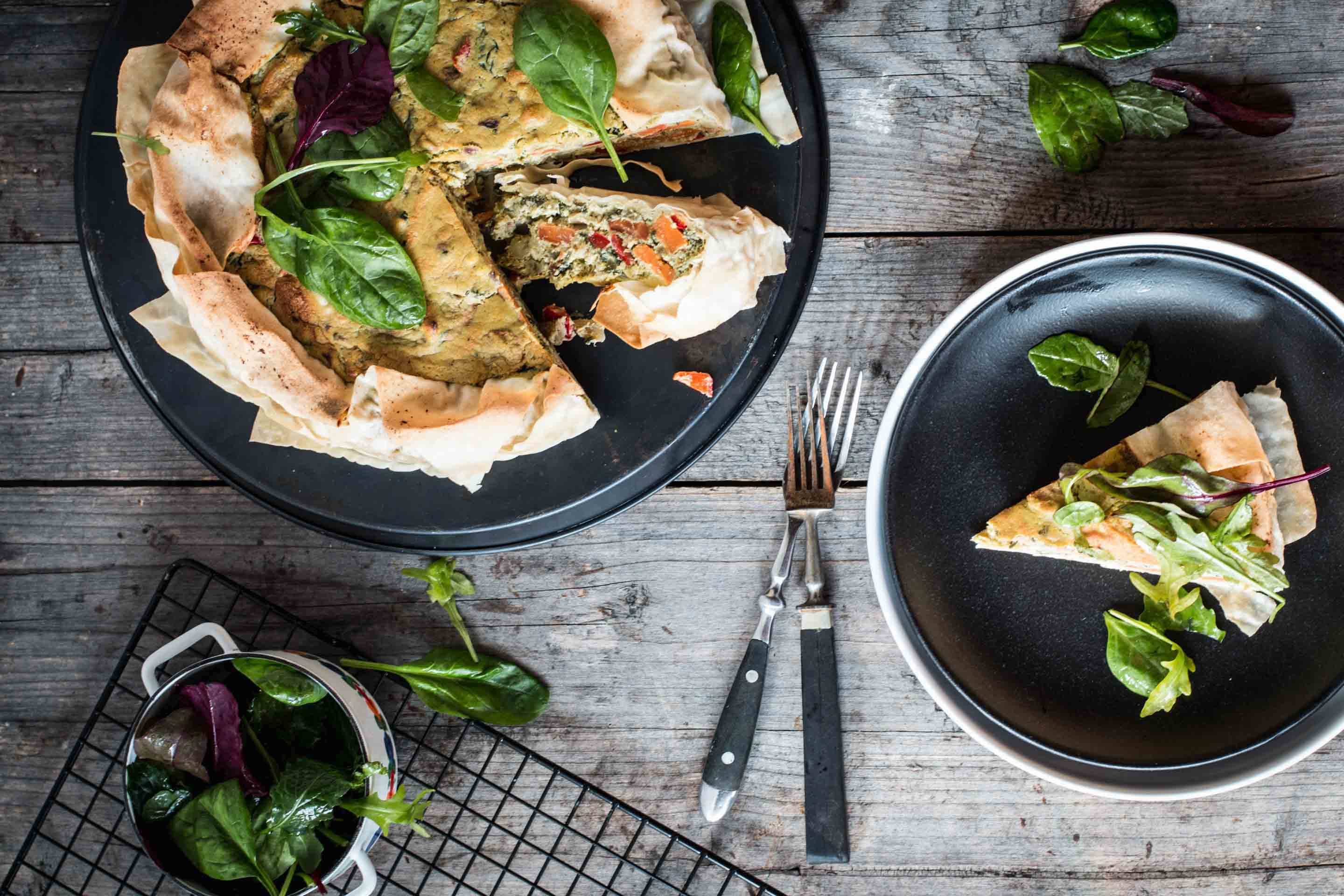 Yufka-Quiche mit Marktgemüse 45 Minutes  recipe