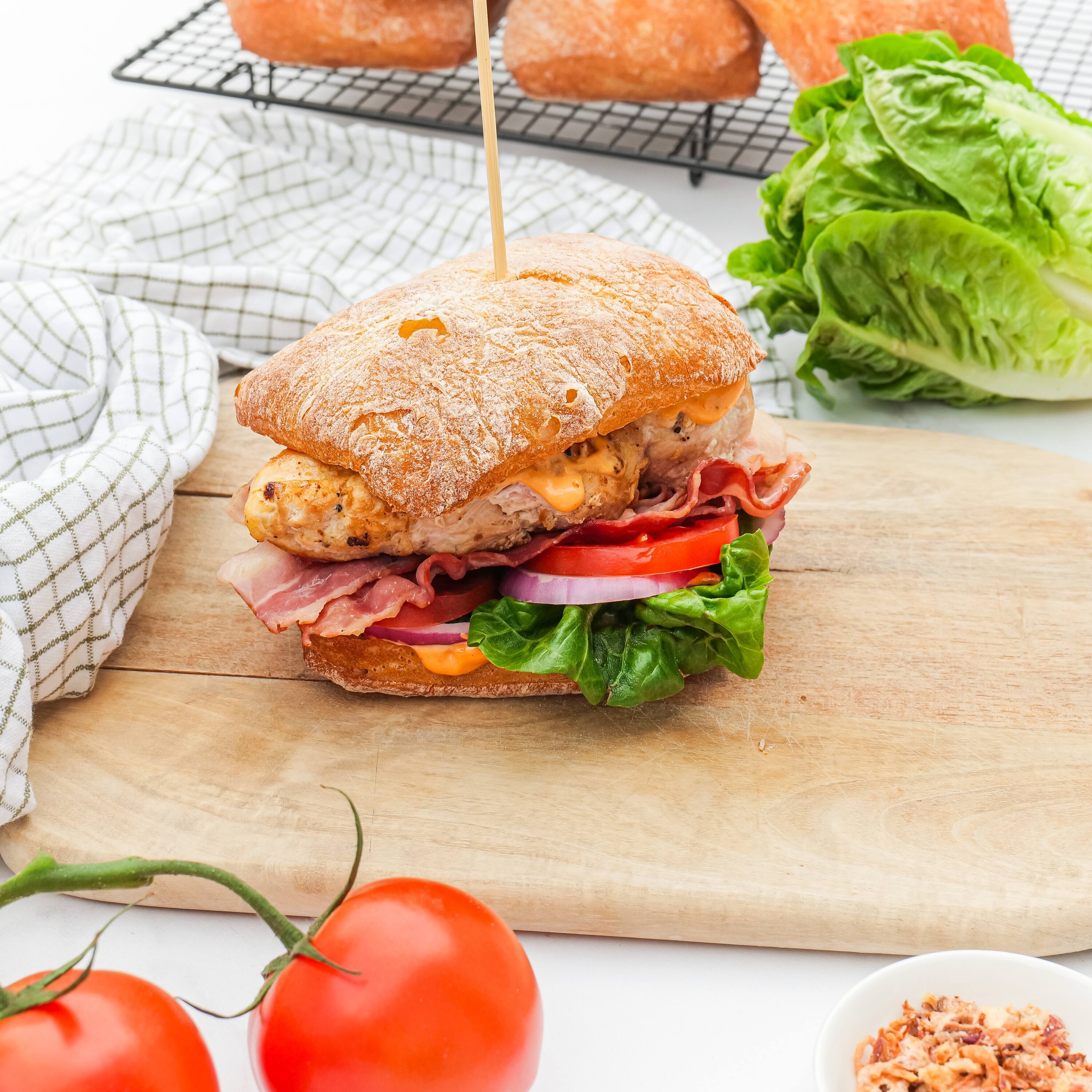 Spicy BLT Burger 25 Mins  recipe