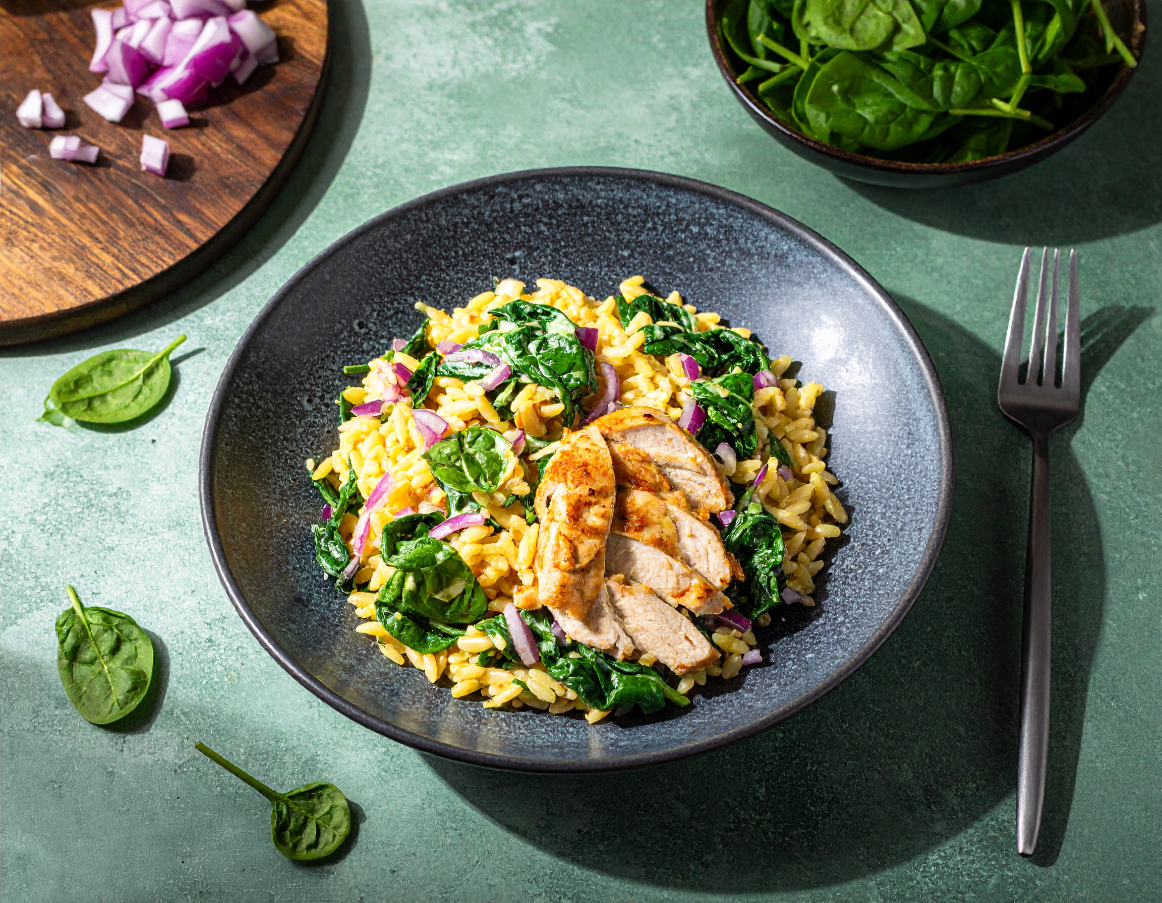 Knorr - Würzige Hähnchen Orzo Pasta 20 Min  recipe