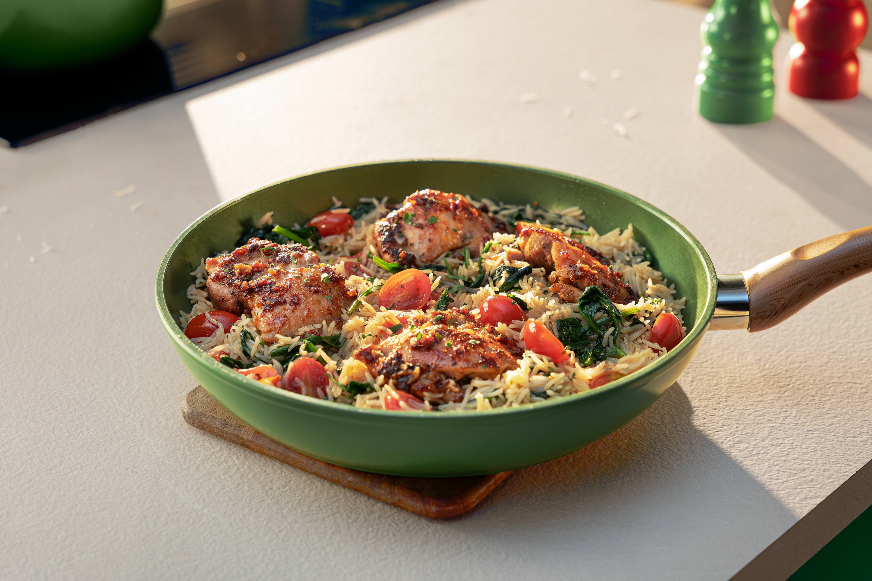 Poulet à l’ail et aux fines herbes tout-en-un