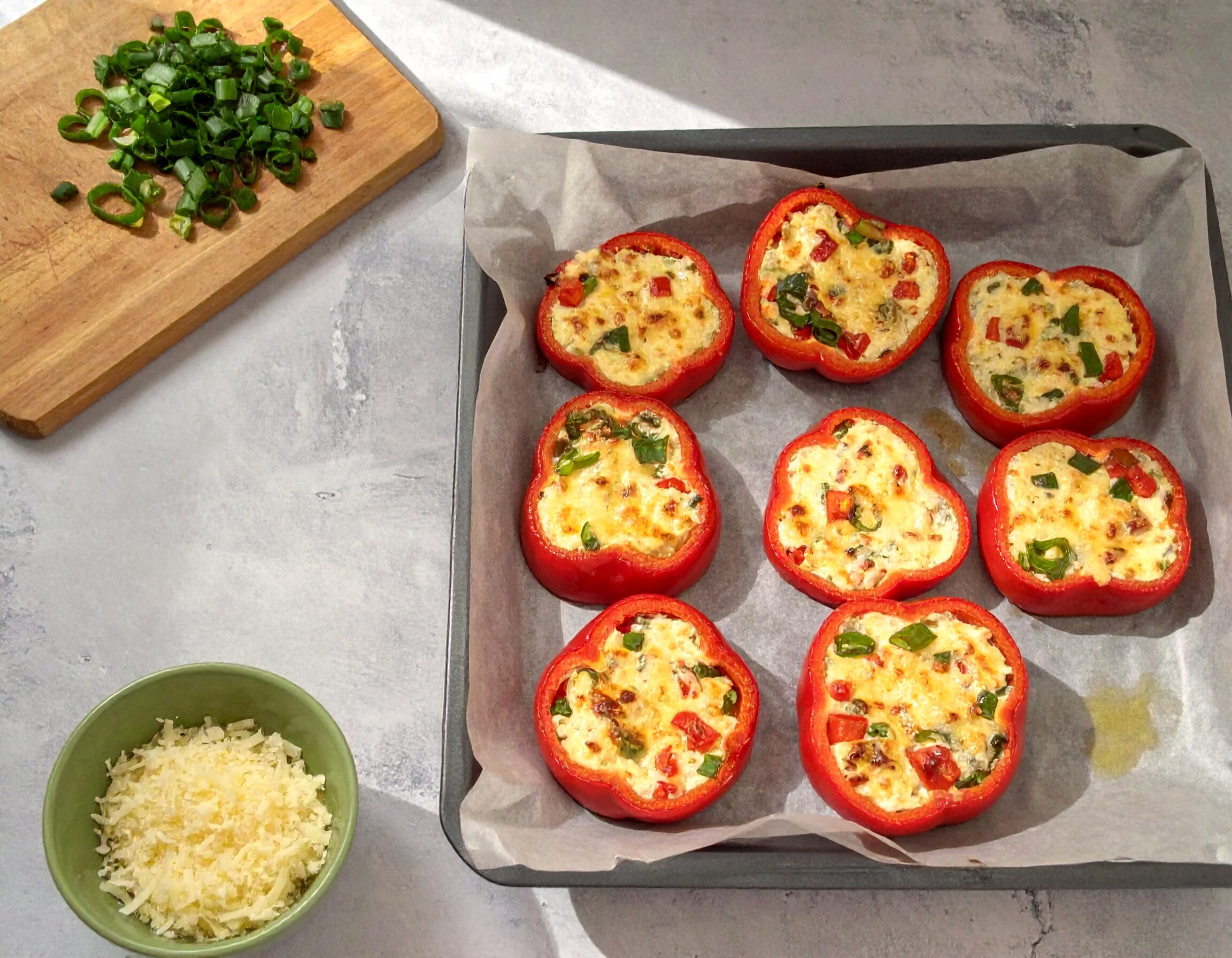 Knorr - Gefüllte Paprika-Ringe 40 Min  recipe