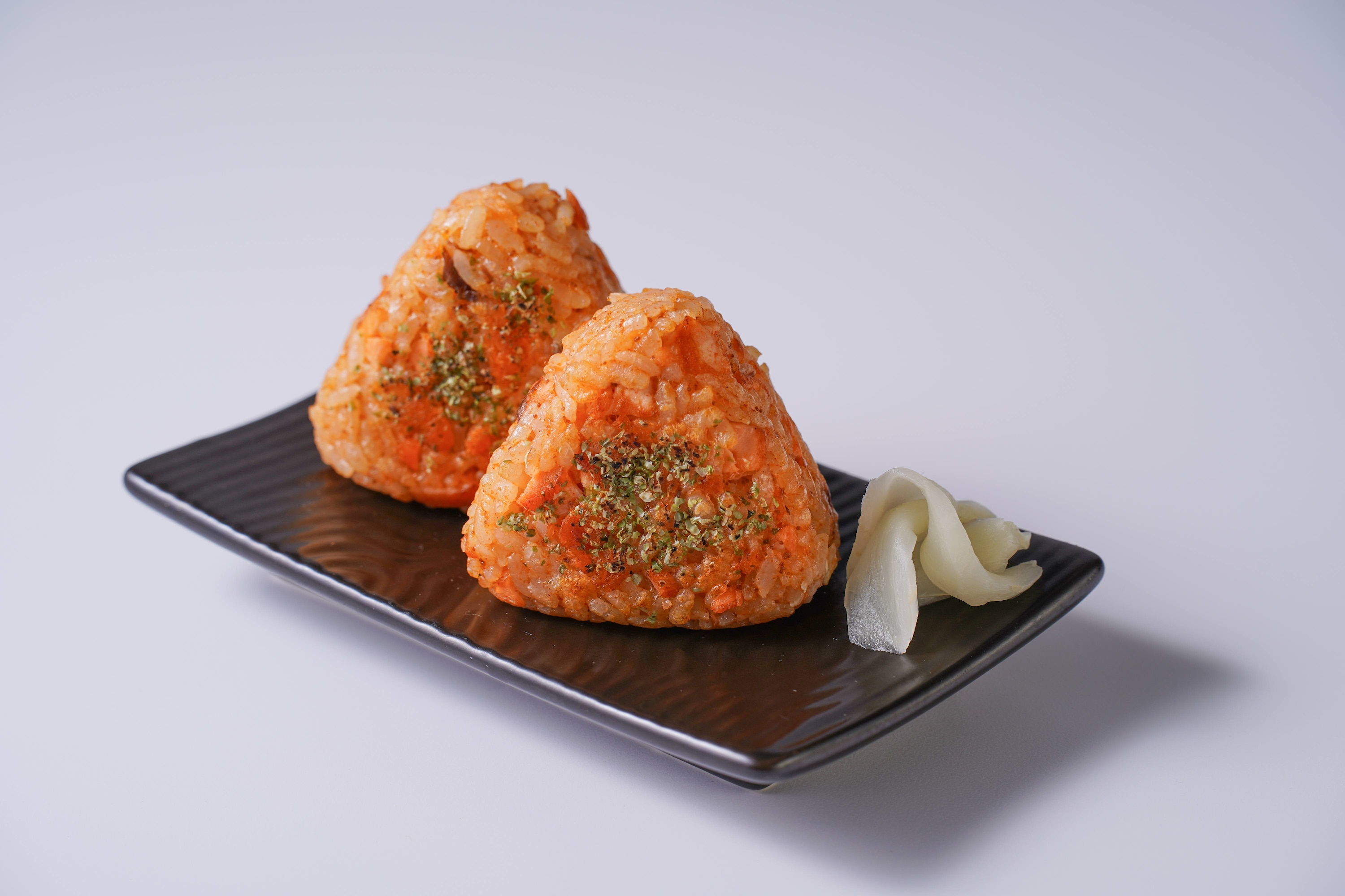 明太子鮭魚烤飯糰