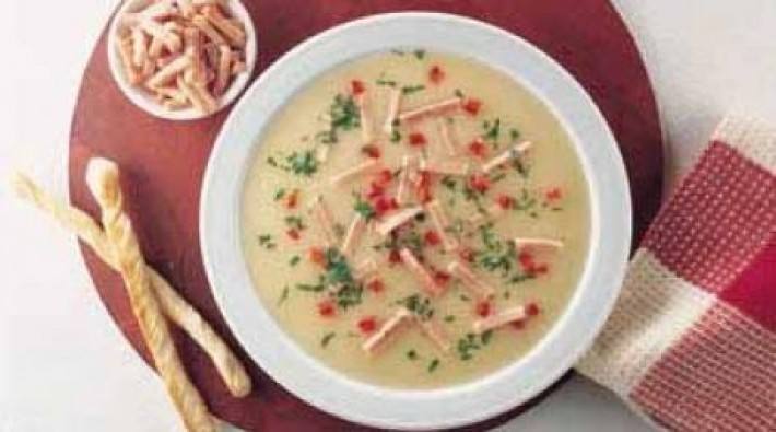 Sopa de pescados con caldo