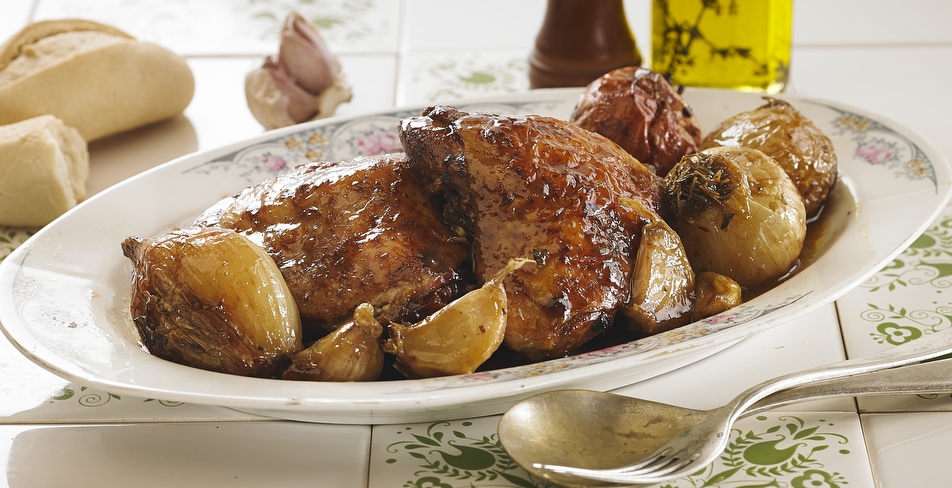 Frango a passarinho rústico