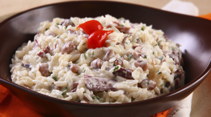 Arroz Cremoso à Moda Brasileira