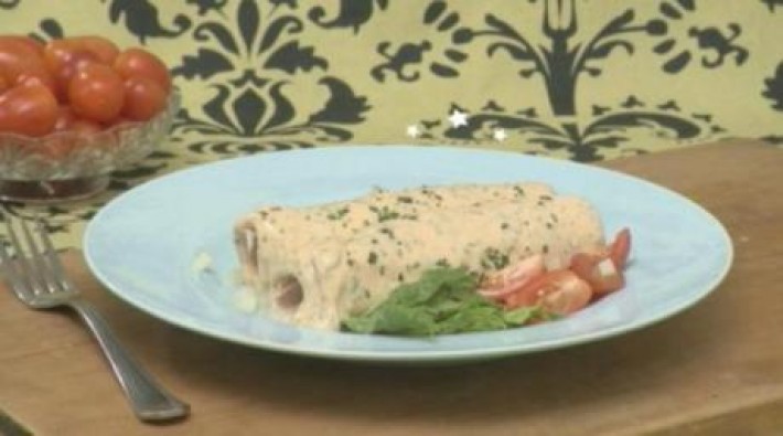 Crepes de palmitos y pavita