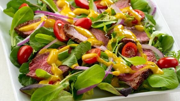 Mango Chimichurri Steak Salad