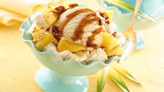 Grilled Pineapple a la Mode