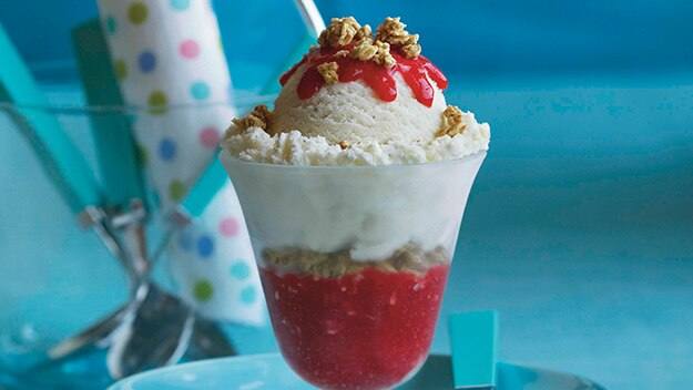 Double Berry Sundaes
