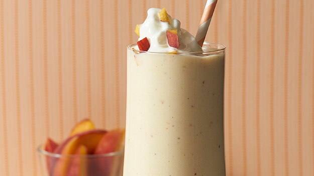 Frosty Peaches 'N Cream Milkshakes