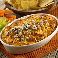 Creamy Buffalo Onion Dip