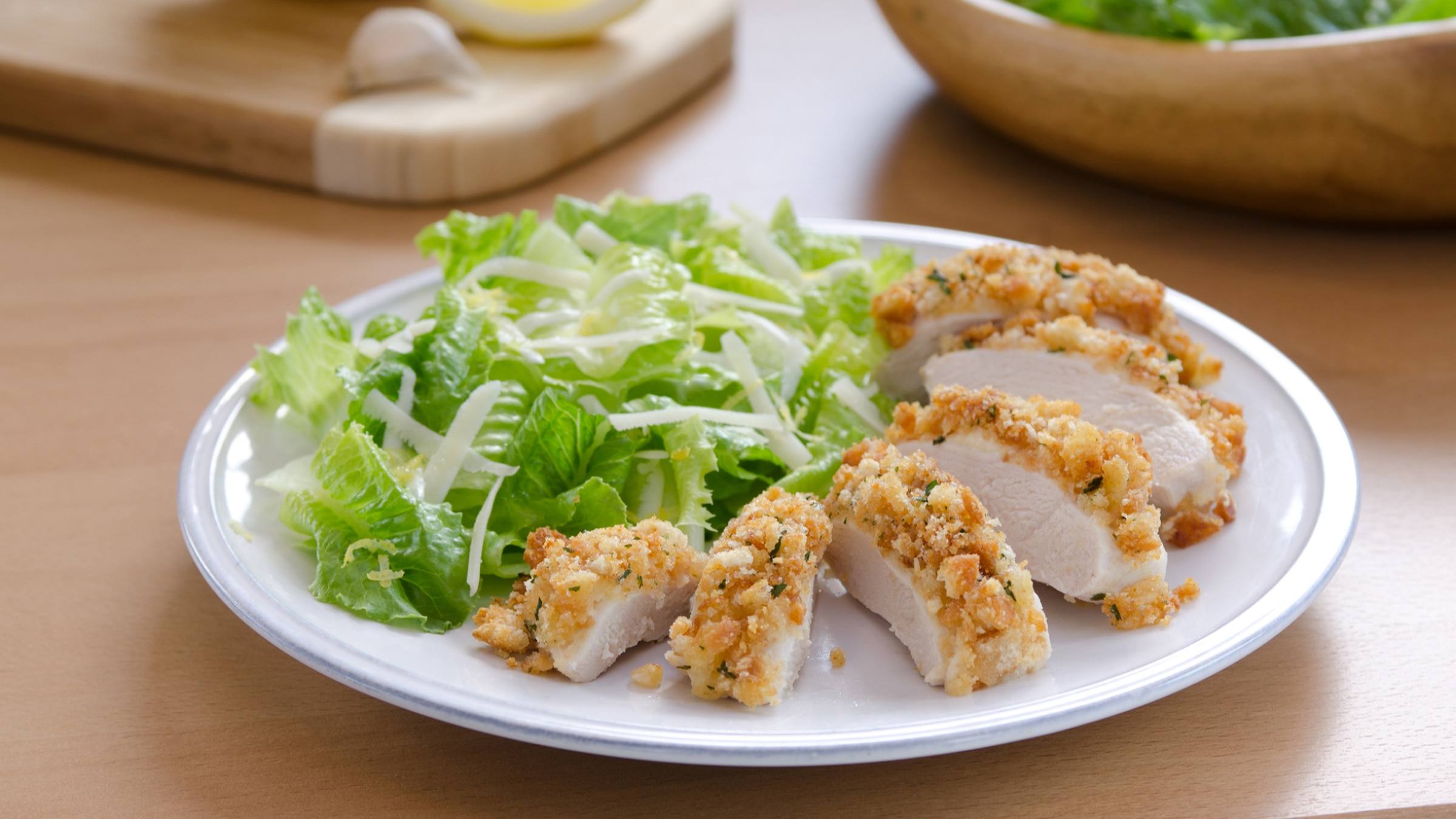 Caesar-Crusted Chicken Recipe