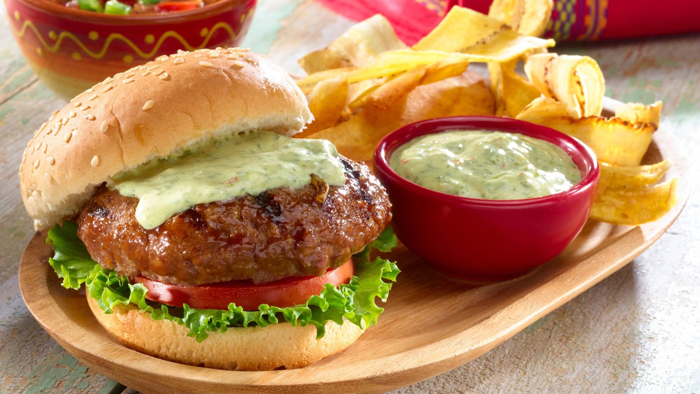 Hamburguesas Chimichurri