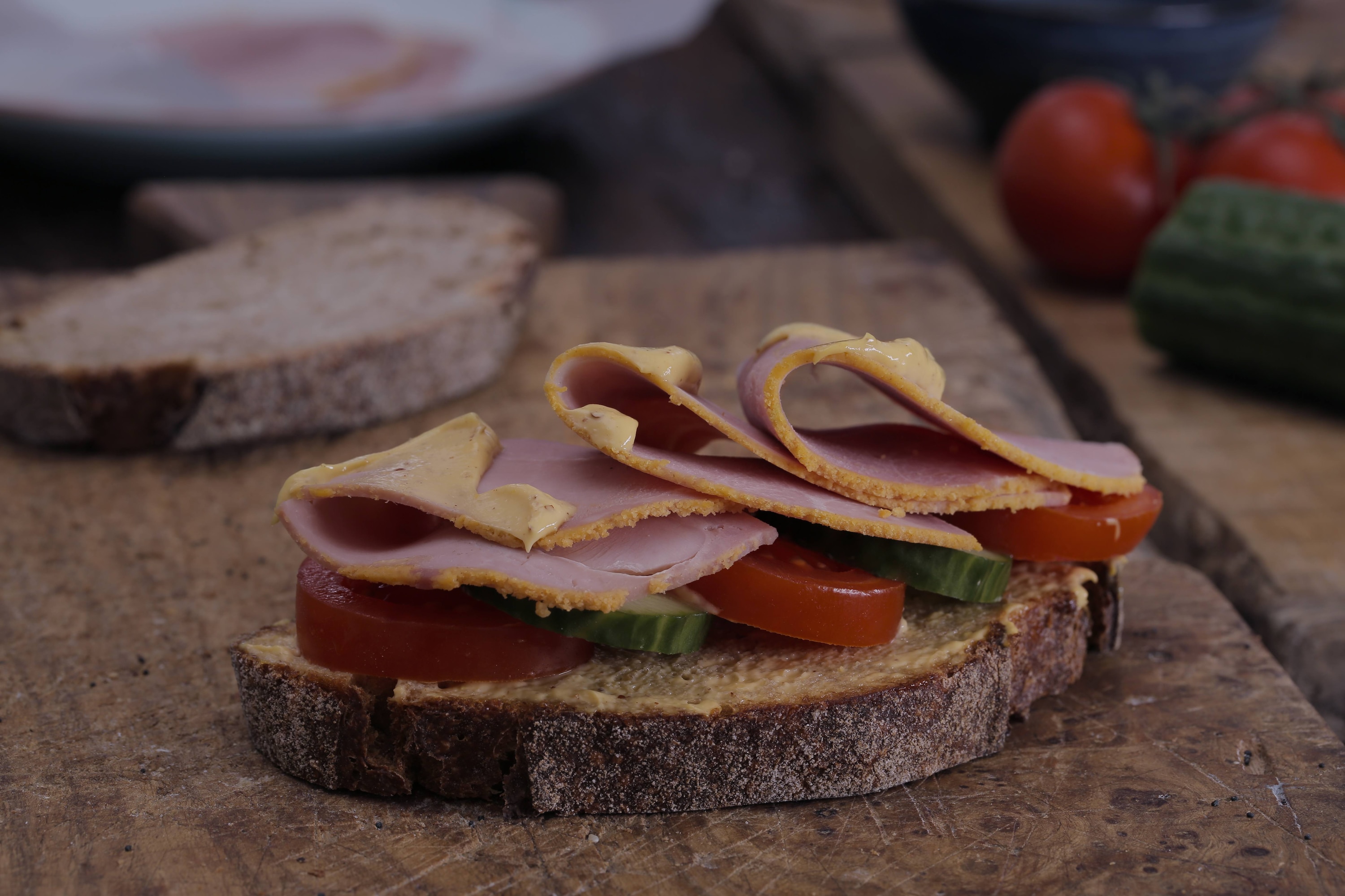 Ham Mustard Sandwich