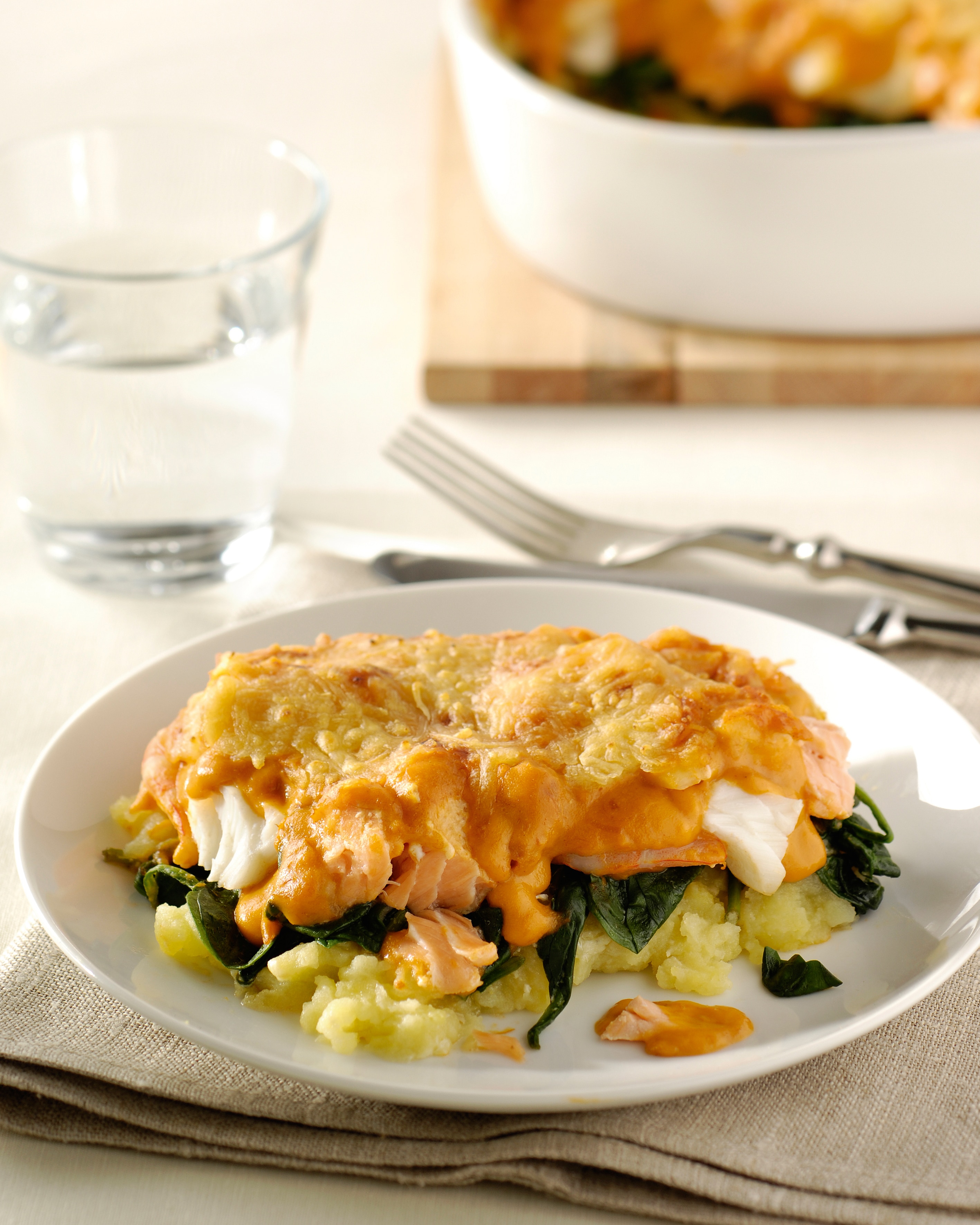 Saumon et Cabillaud avec Bisque de Homard Knorr Belgium