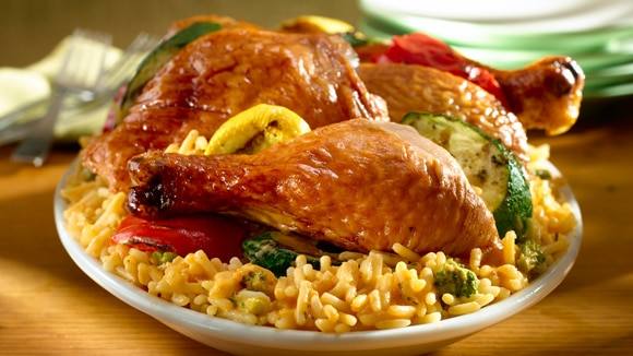 Rotisserie Chicken & Veggies Over Rice | Knorr US