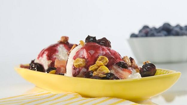 Indy Sundaes With Blueberries, Corn & Bacon