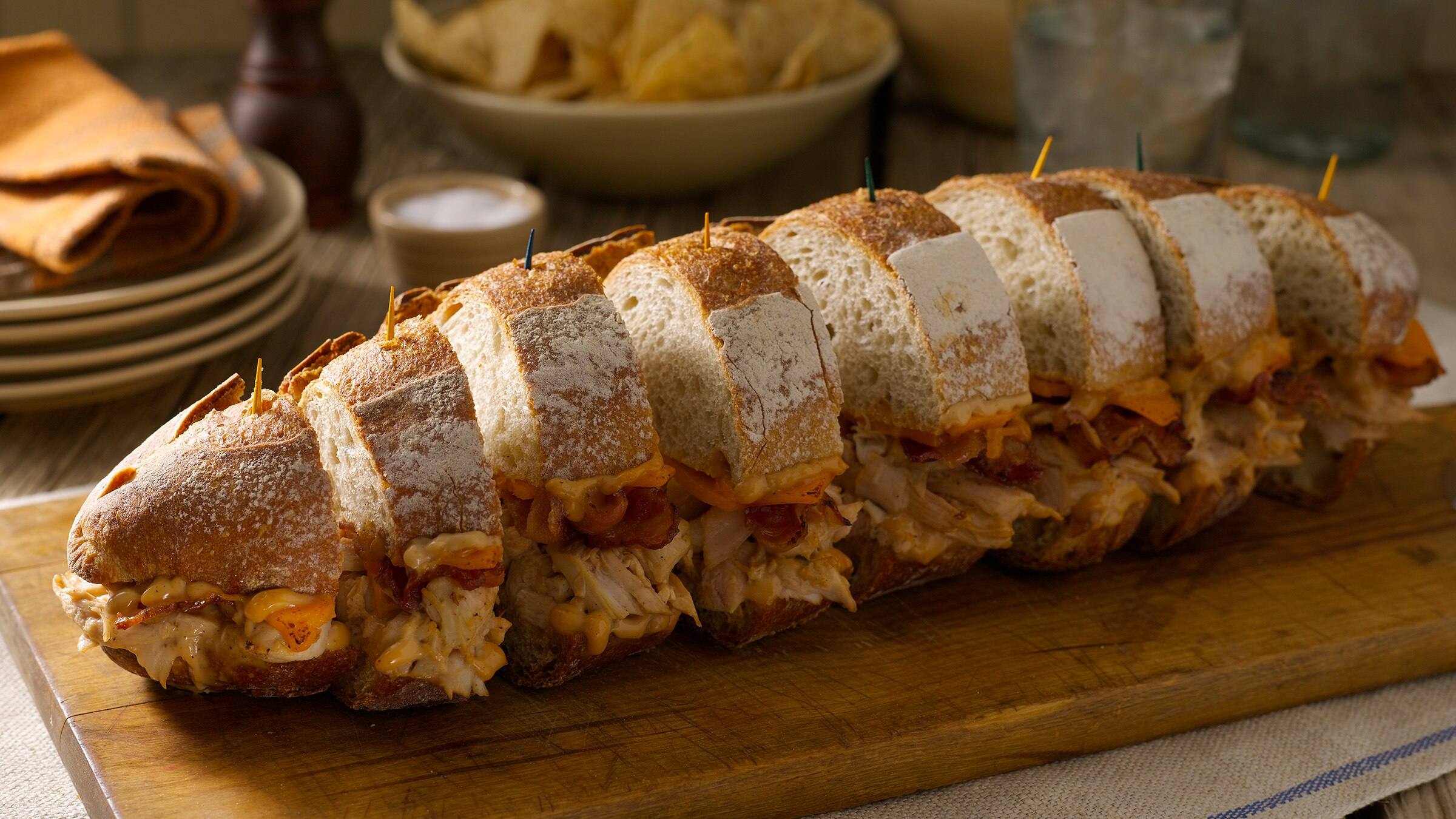 Sándwich Talladega de pavo