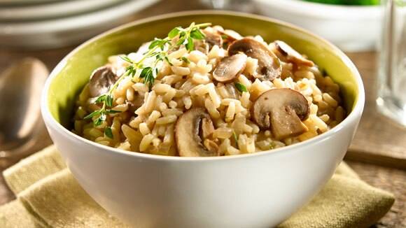 Savoury Mushroom Rice Pilaf
