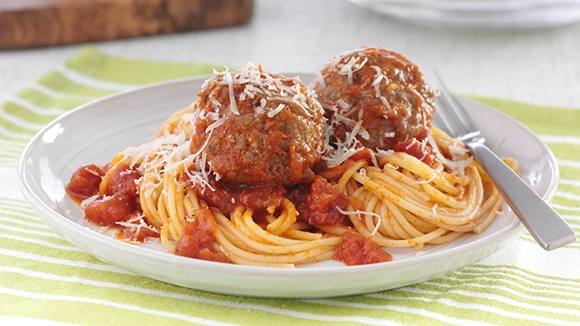 Weeknight Spaghetti & Meatballs