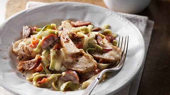 Cajun Chicken & Alfredo Pasta